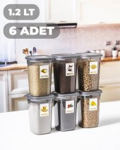 Per Class Organizer Etiketli Saklama Kabı 1.2 lt 6lı Set - 1