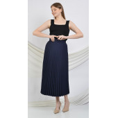 SORALLİNE KADIN PLİSOLEY ETEK 781 LACİVERT - 1