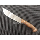 Ahşap Sap Et Bıçağı 28cm Toplam Uzunluk Geniş Ağız - 1