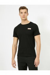 Erkek Siyah T-Shirt 0YAM14170OK thumbnail 3