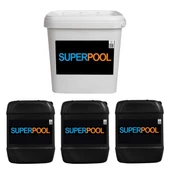 SPP Superpool 4'lü Havuz Bakım Kimyasal Seti 10 KG - 1