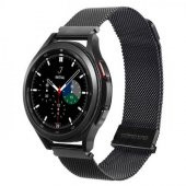 Polham Çelik Milano Loop Samsung Galaxy Watch 20MM ve Huawei GT2-GT3- Magic 2 42MM için Kordon Kayış - 1