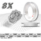 Mercan Platinum PE 8X Örgü İp 300 m Makara Misina - 2
