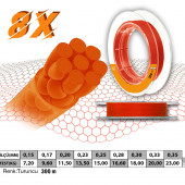 Mercan Platinum PE 8X Örgü İp 300 m Makara Misina - 6