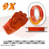 Mercan Platinum PE 9X Örgü İp 150 m Misina - 5