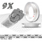 Mercan Platinum PE 9X Örgü ip 300 m Misina - 2