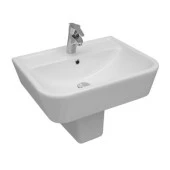 Serel Star Lavabo 48x60 Cm (De30) + Star Yarım Ayak (De21) DE30+DE21 - 1