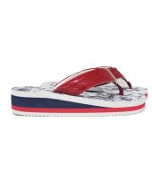 Hafif Yüksek Topuklu Parmak Arası Deniz Havuz Banyo Bahçe Kumsal Kadın Terliği 45016 - 3