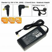 19V 4.74A 5.5x2.5 Laptop Notebook Adaptör Şarj Aleti - 1