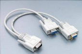 Vga To 2 Vga Çoklayıcı Kablo Y Kablo - 1