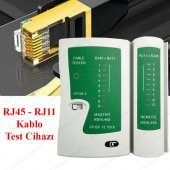Rj45 Rj11 Cat5/6 Adsl Telefon Network Kablo Test Cihazı - 1