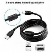 3 Metre Yazici Kablosu Lazer Yazici Kablo 3Mt Usb Printer Kablo - 1