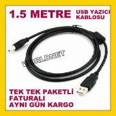 1.5 Metre Yazıcı Kablosu Lazer Yazıcı Kablo 1.5M Usb Yazıcı Print - 1
