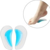 1 Çift Ark Takviye Taban Düşüklüğü Düz Taban Içe Basma Destekli Anatomik Silikon Ayakkabı Tabanlığı - 5