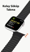 Coofbe Apple Watch 38-40-41MM İçin Manyetik Silikon Kordon Kayış, Apple Watch 2-3-4-5-6-7-8 ve SE - 10