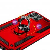 Samsung Galaxy M33 Kılıf Sofya Yüzüklü Standlı Silikon Kılıf - 4