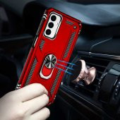 Samsung Galaxy M13 Kılıf Sofya Yüzüklü Standlı Silikon Kılıf - 12