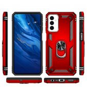 Samsung Galaxy M23 Kılıf Sofya Yüzüklü Standlı Silikon Kılıf - 2