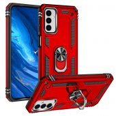 Samsung Galaxy M23 Kılıf Sofya Yüzüklü Standlı Silikon Kılıf - 7