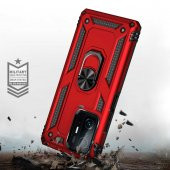 Xiaomi Mi 11T Pro Kılıf Sofya Yüzüklü Standlı Silikon Kılıf - 10