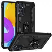 Samsung Galaxy M52 Kılıf Sofya Yüzüklü Standlı Silikon Kılıf - 2