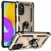 Samsung Galaxy M52 Kılıf Sofya Yüzüklü Standlı Silikon Kılıf - 4