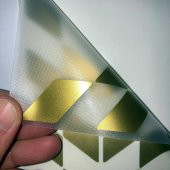 Yaldızlı Gold Damalı Kask Motosiklet Sticker Takımı Çınar Extreme - 3