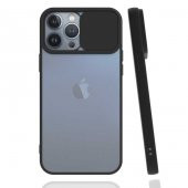 iPhone 13 Pro Max Kılıf Palm Buzlu Kamera Korumalı Silikon Kılıf - 1
