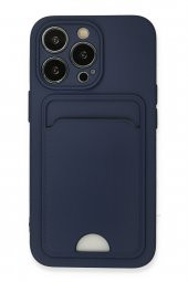 iPhone 13 Pro Kılıf Kelvin Kartvizitli Şık Silikon Kılıf - 3