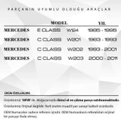 Mercedes W124, W201, W202, W203 için Sunroof Conta Fitili - 2