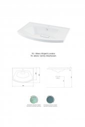 Karen Banyo Blanc 70 Lavabo - 2