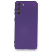 Samsung Galaxy S21 Plus Kılıf Nano İçi Kadife Silikon Kılıf - 4