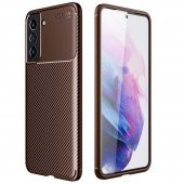 Samsung Galaxy S21 FE Kılıf Focus Karbon Kamera Korumalı Kılıf - 4