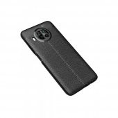 Xiaomi Redmi Note 9 Pro 5G Kılıf Focus Derili Silikon Kılıf - 3