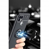 Realme C21 Kılıf Range Yüzüklü Kamera Korumalı Kılıf - 3