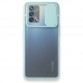 Oppo A74 4G Kılıf Palm Buzlu Kamera Korumalı Silikon Kılıf - 9