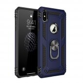 iPhone XS Kılıf Sofya Yüzüklü Standlı Korumalı Kılıf - 2