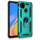 Xiaomi Redmi 9C Kılıf Sofya Yüzüklü Standlı Korumalı Kılıf - 11