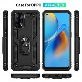 Oppo A74 4G Kılıf Sofya Yüzüklü Standlı Korumalı Kılıf - 2