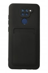 Xiaomi Redmi Note 9 Kılıf Kelvin Kartvizitli Şık Silikon Kılıf - 1