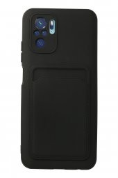 Xiaomi Redmi Note 10 Kılıf Kelvin Kartvizitli Şık Silikon Kılıf - 1