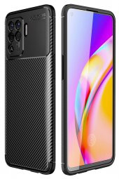 Oppo Reno 5 Lite Kılıf Focus Karbon Silikon Kılıf - 3
