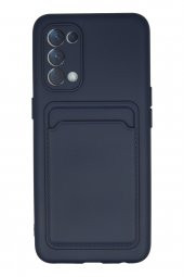 Oppo Reno 5 Kılıf Kelvin Kartvizitli Şık Silikon Kılıf - 3