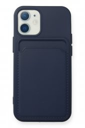 iPhone 12 Mini Kılıf Kelvin Kartvizitli Şık Silikon Kılıf - 4