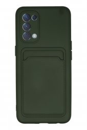 Oppo Reno 5 Kılıf Kelvin Kartvizitli Şık Silikon Kılıf - 4