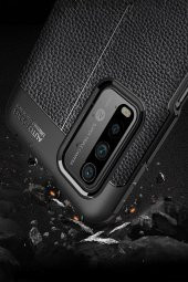 Xiaomi Redmi 9T Kılıf Focus Derili Silikon Kılıf - 3