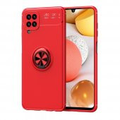 Samsung A12 Kılıf Range Yüzüklü Kamera Korumalı Kılıf - 7