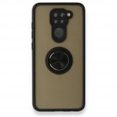 Xiaomi Redmi Note 9 Kılıf Arkası Buzlu Yüzüklü Montreal Kapak - 1