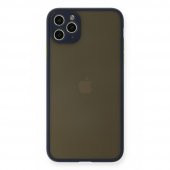Apple iPhone 11 Pro Max Kılıf Arkası Buzlu Montreal Silikon Kapak - 4