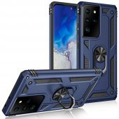 Samsung Galaxy S21 Ultra Kılıf Sofya Yüzüklü Korumalı Kılıf - 3